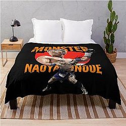Naoya Inoue artwork by Shunsuke visuals Throw Blanket