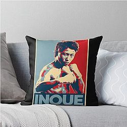 NAOYA INOUE Throw Pillow