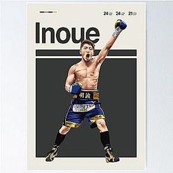 Naoya Inoue Print, Minimalist Boxing Art Poster