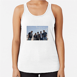 Through the Narrow Waves Narrow Head Tank Tops