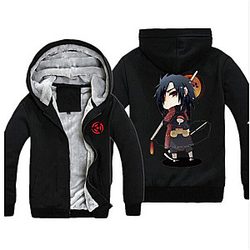 Naruto Madara Uchiwa Fleece Jacket NRC 1209