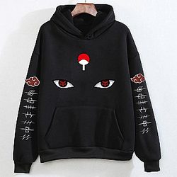Naruto Hoodies - Naruto Sasuke Clan Eyes Hoodie NRC 1209