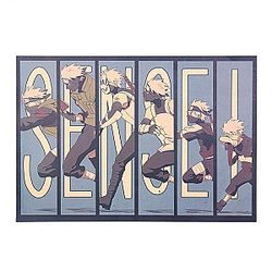 Kakashi Evolution Poster - Naruto merchandise clothing NRC 0809
