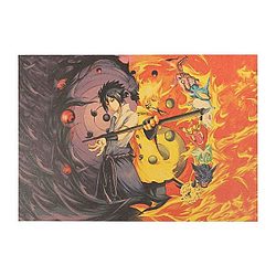 Naruto and Sasuke Art - Naruto merchandise clothing NRC 0809