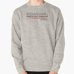 Weights and measures! From Nate Bargatze  George Washington Pullover Sweatshirt