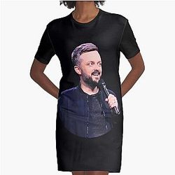 nate bargatze Graphic T-Shirt Dress