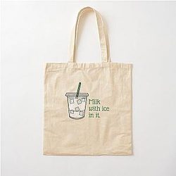 "Milk with ice in it" - Nate Bargatze Cotton Tote Bag