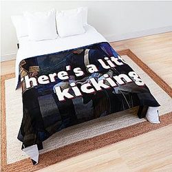 "There's a little kicking" - commemorating the 2nd best SNL skit ever by Nate Bargatze Comforter