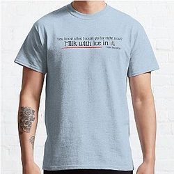 "Milk with ice in it" - Nate Bargatze Classic T-Shirt