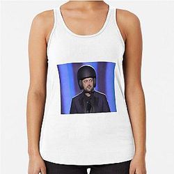 nate bargatze tour Racerback Tank Top