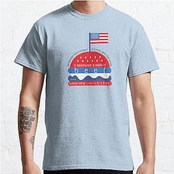 A hamburger is made of beef - Nate Bargatze Classic T-Shirt