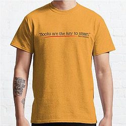 "Books are the key to smart." - Nate Bargatze Classic T-Shirt