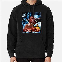Nate Diaz Flipping Off Pullover Hoodie