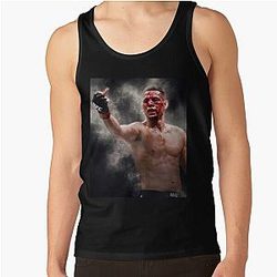 Nate Diaz UFC Clouds Nate Diaz middle finger Flipping off Tank Top