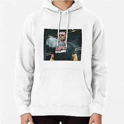 Nate Diaz blazing at UFC workout Pullover Hoodie