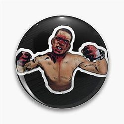 Nate Diaz Hoodie UFC Fighter Pin