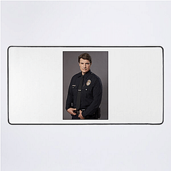 Versatile Actor Nathan Fillion Mouse Pads