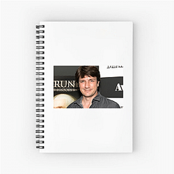 Box Office King Nathan Fillion Notebook