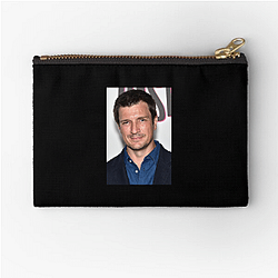 Action Star Nathan Fillion Zipper Pouches