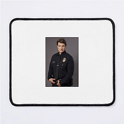 Versatile Actor Nathan Fillion Mouse Pads