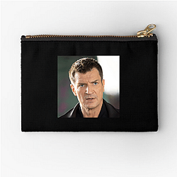 Hollywood Hunk Nathan Fillion Zipper Pouches
