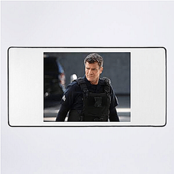 Leading Man Nathan Fillion Mouse Pads