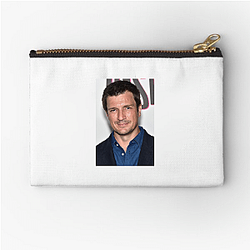 Action Star Nathan Fillion Zipper Pouches