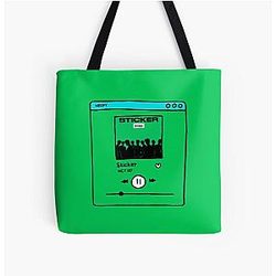 NCT 127 Sticker All Over Print Tote Bag