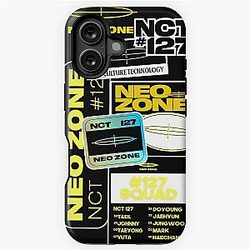 NCT 127 NEOZONE NVER - STICKER PACK iPhone Tough Case