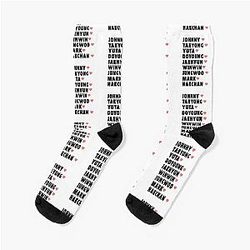 NCT 127 with Member Names Kpop Group Socks