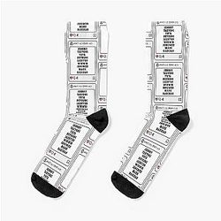 NCT 127 with Member Names Post Kpop Group Design Socks