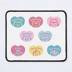NCT 127 Cute Heart Mouse Pad