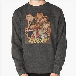 NCT 127 Kick It 80s Style Poster Pullover Sweatshirt