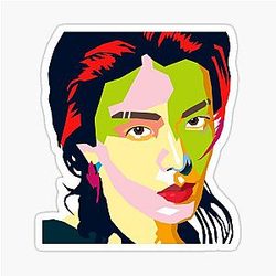 Yuta Nakamoto WPAP art NCT 127 sticker