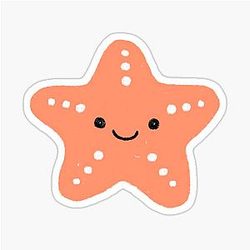cute starfish bulgasari NCT 127 Sticker