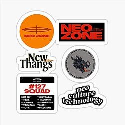 NCT 127 NEOZONE T VER Sticker Pack