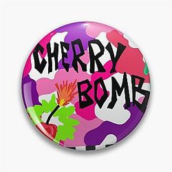 Cherry Bomb NCT 127 poster sticker art pin