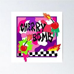 Cherry Bomb NCT 127 sticker art
