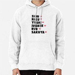 NCT WISH Member Names Kpop Group Pullover Hoodie
