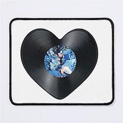 NCT Wish Pop Heart Vinyl Mouse Pad