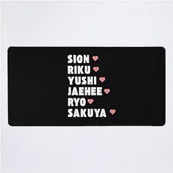 NCT Wish with Member Names Kpop Group Design Desk Mat