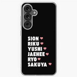 NCT WISH with Member Names Kpop Group Design  Samsung Galaxy Soft Case