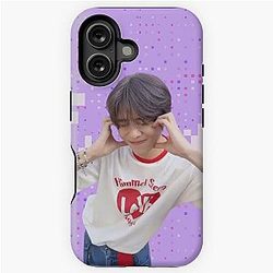 NCT WISH Sion Glitch iPhone Case