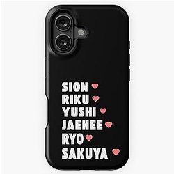 NCT WISH with Member Names Kpop Group Design iPhone Case