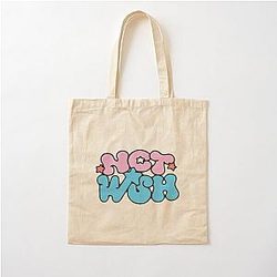 NCT Wish Debut Logo Kpop Merch for Fans Gift for NCTzens Cotton Tote Bag
