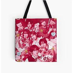 Supercute NCT Wish Steady Design All Over Print Tote Bag