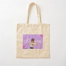 NCT WISH Sion Glitch Cotton Tote Bag