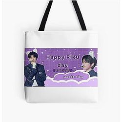 NCT WISH Riku Birthday Banner - K-pop Fan Digital Download Tote Bag