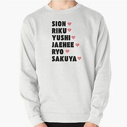 NCT WISH Member Names Group Design Pullover Sweatshirt