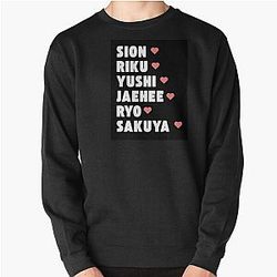 NCT Wish Member Names K-pop Group Pullover Sweatshirt